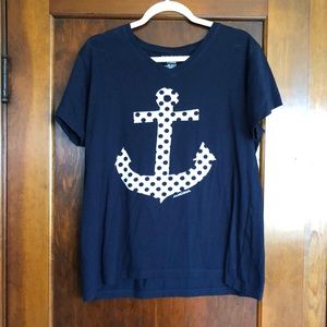 Navy Blue Anchor T-shirt